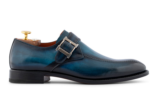 Monofbbbia en cuir peint à la main avec couture à la main