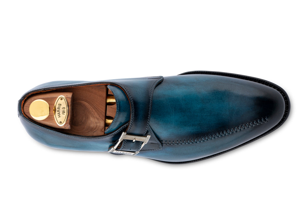 Monofbbbia en cuir peint à la main avec couture à la main