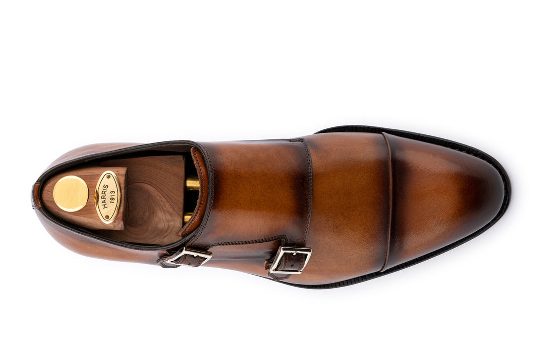 Double hand painted buckle