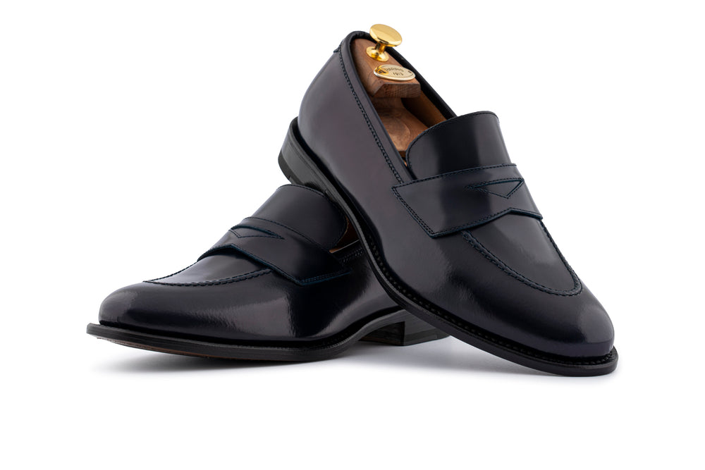 Mocassini in pelle spazzolata