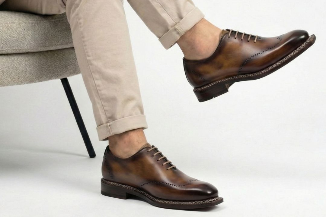 Oxford handbemalt mit norwegischer Handwerkskunst