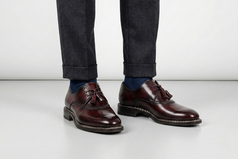 Derby handbemalt mit norwegischer Handwerkskunst