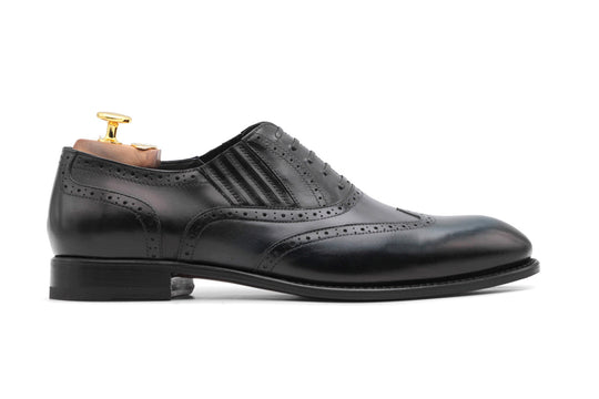 Francesina Slip-On con Decorazioni Brogue