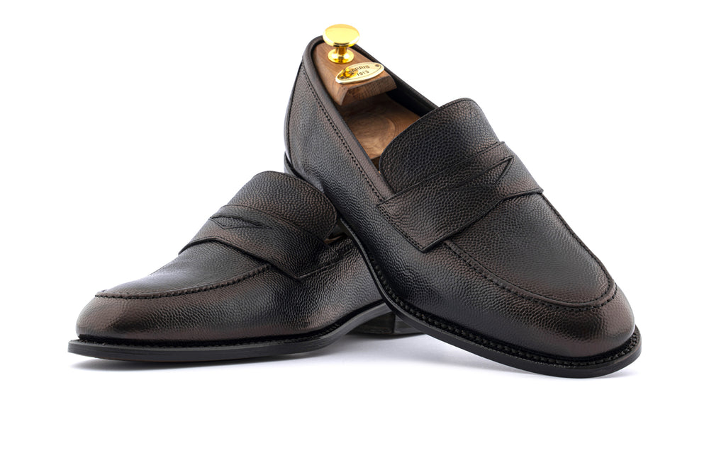 Mocassin en grains de riz Bleu sombre