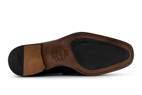 Mokassin aus bedrucktem Leder