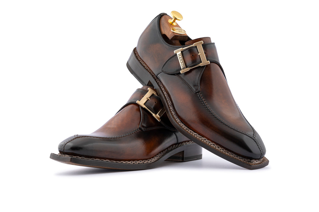 Handbemalte Einzelschnalle mit norwegischer Verarbeitung