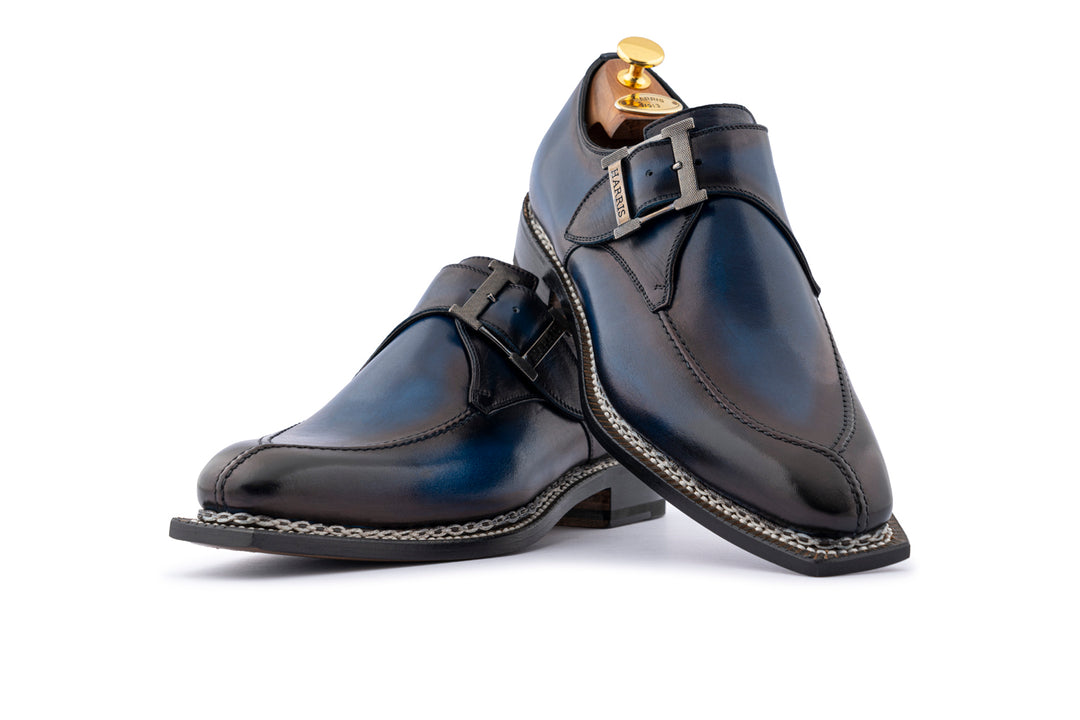 Handbemalte Einzelschnalle mit norwegischer Verarbeitung