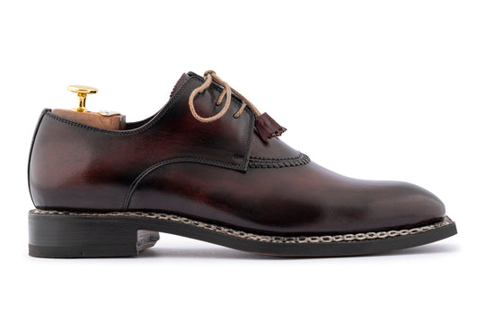 Derby handbemalt mit norwegischer Handwerkskunst