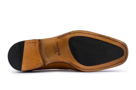 Mocassino in suede con pon pon