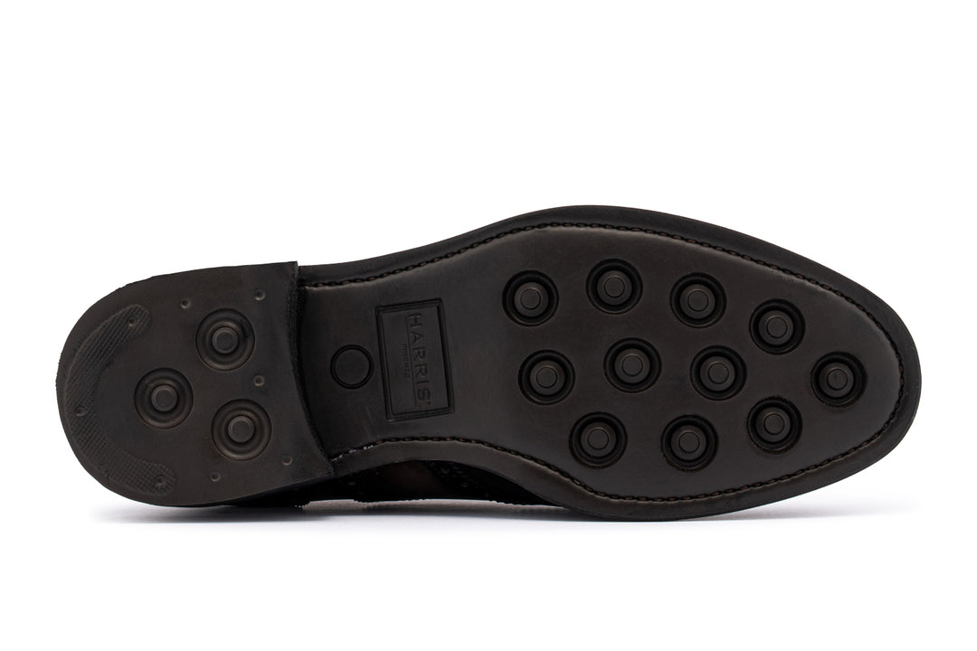 Oxford shoes 9054 – Gray and Black