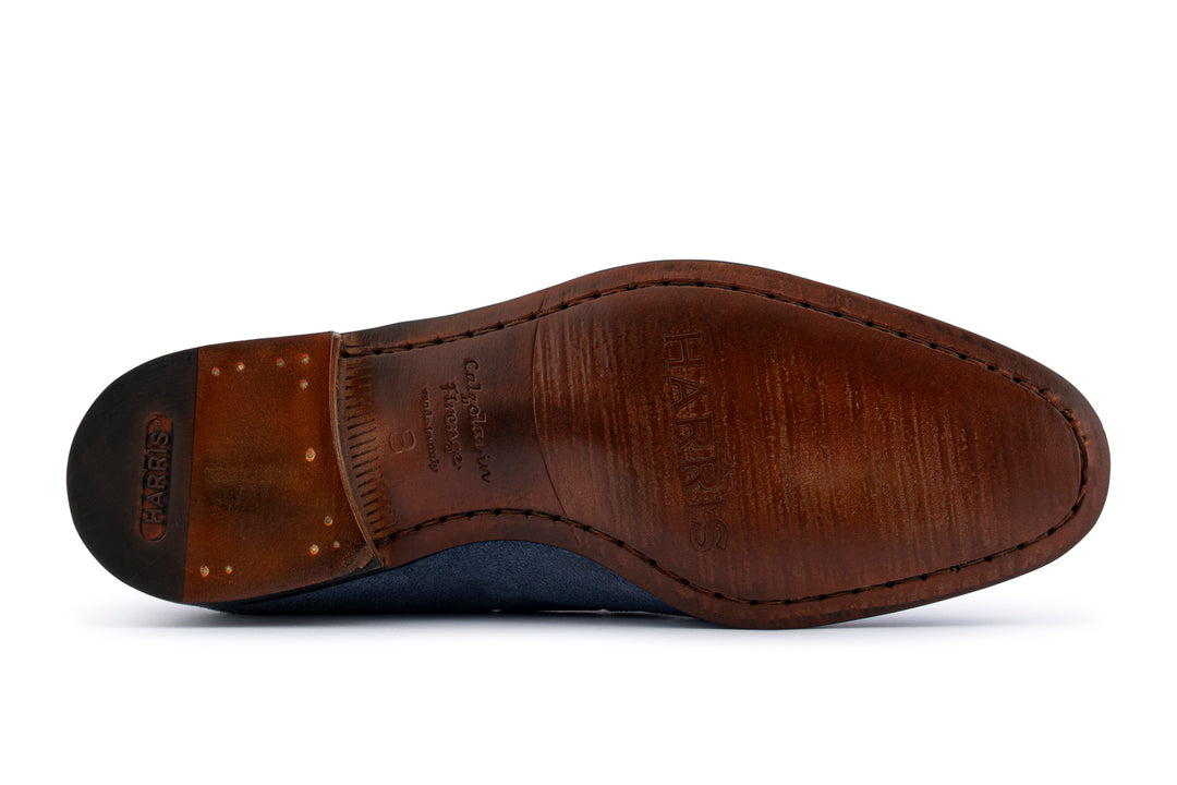 Moccasin en daim avec Pon Pon