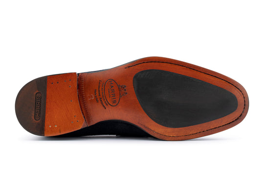 Mocasín de gamuza con abrazadera