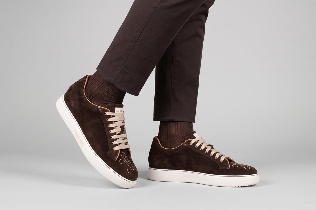 Zapatillas de ante Londres – Testa di Moro