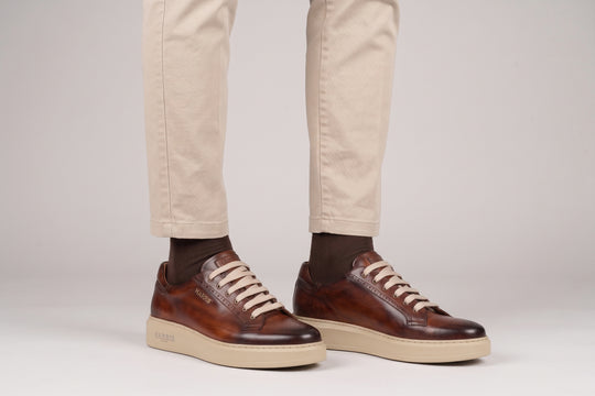 Baskets London Brogue – Marron