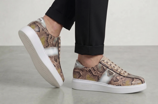 Sneakers in pitone multicolor