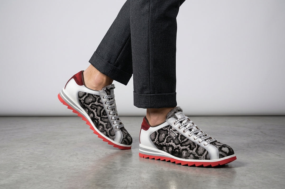 Zapatillas 2817 Cavallino – Blanco y Gris