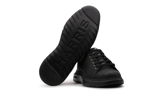 Sneakers mit Krokodileffekt-Print