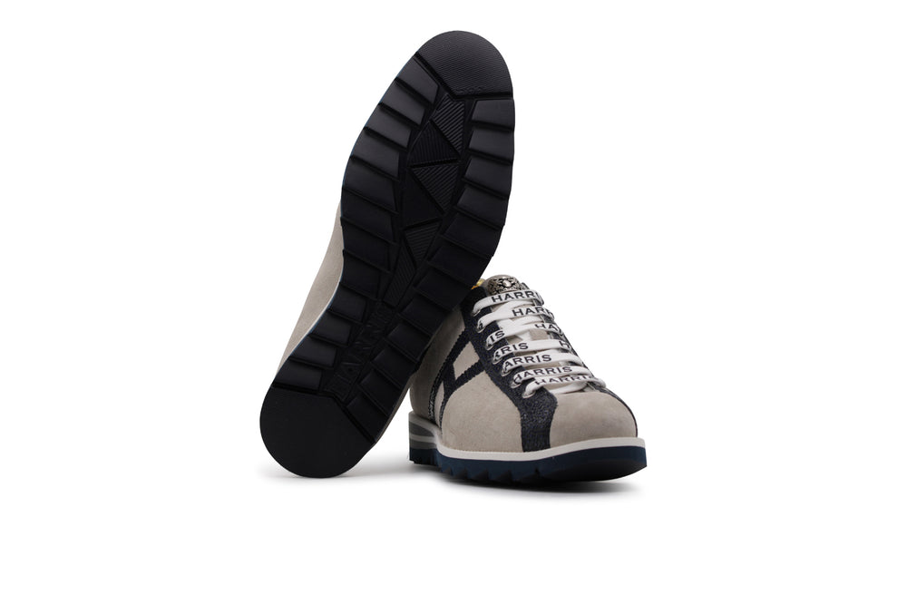 Sneakers in pelle e camoscio