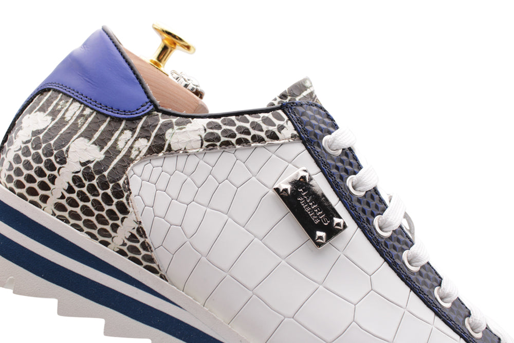 Zapatillas de deporte con gamuza con detalles perforados