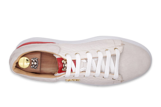 Sneakers in pelle morbida