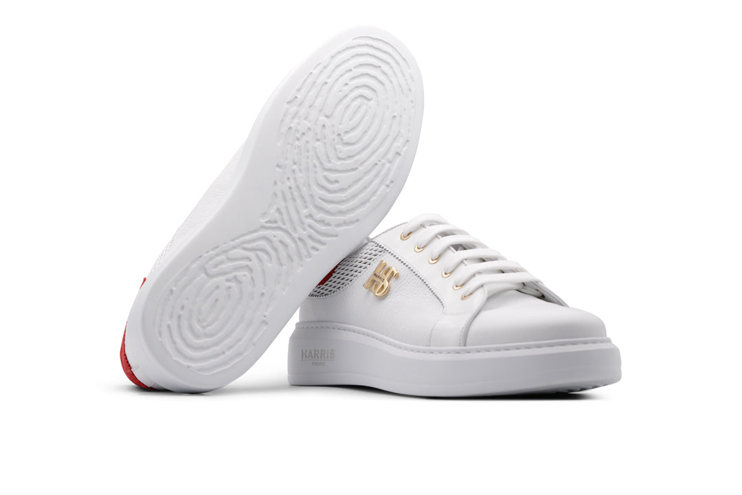 Sneakers in pelle morbida
