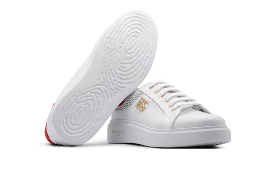Sneakers in pelle morbida