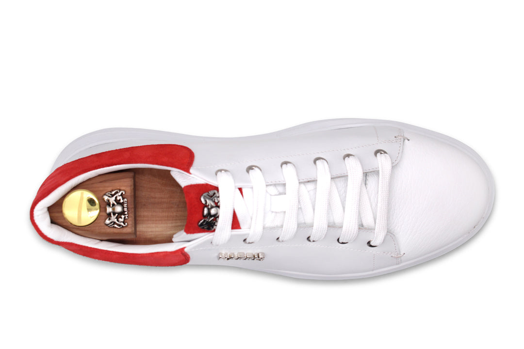 Sneakers slipon in pelle morbida