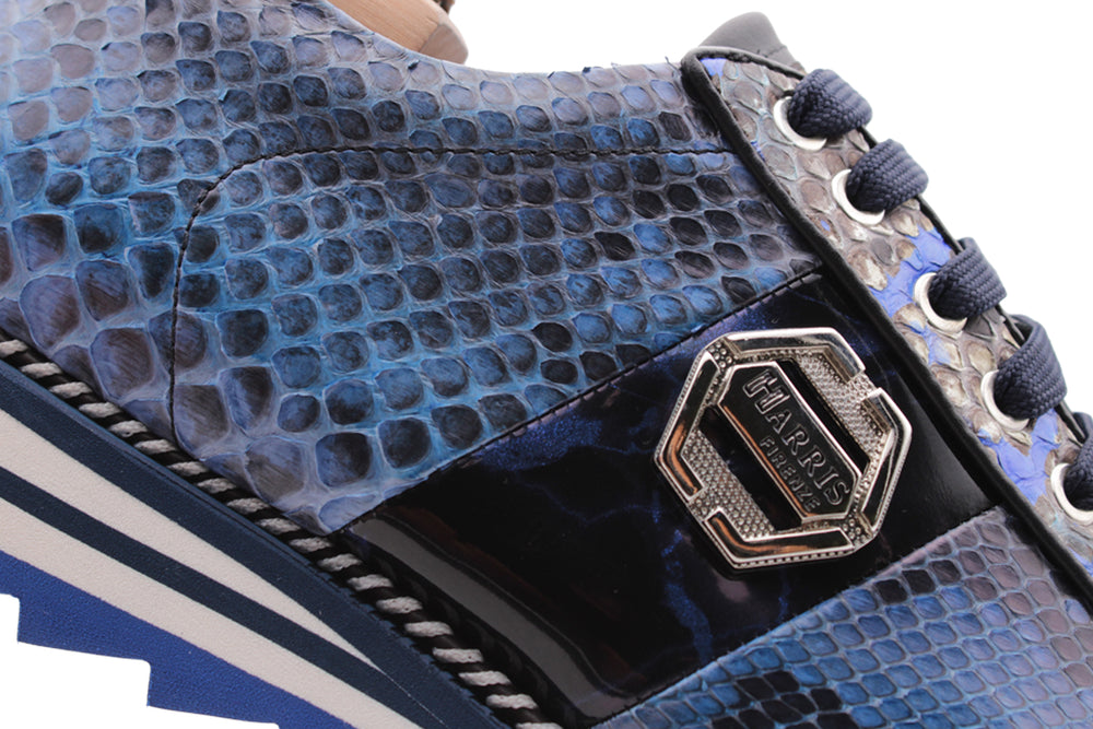 Sneaker en cuir précieux