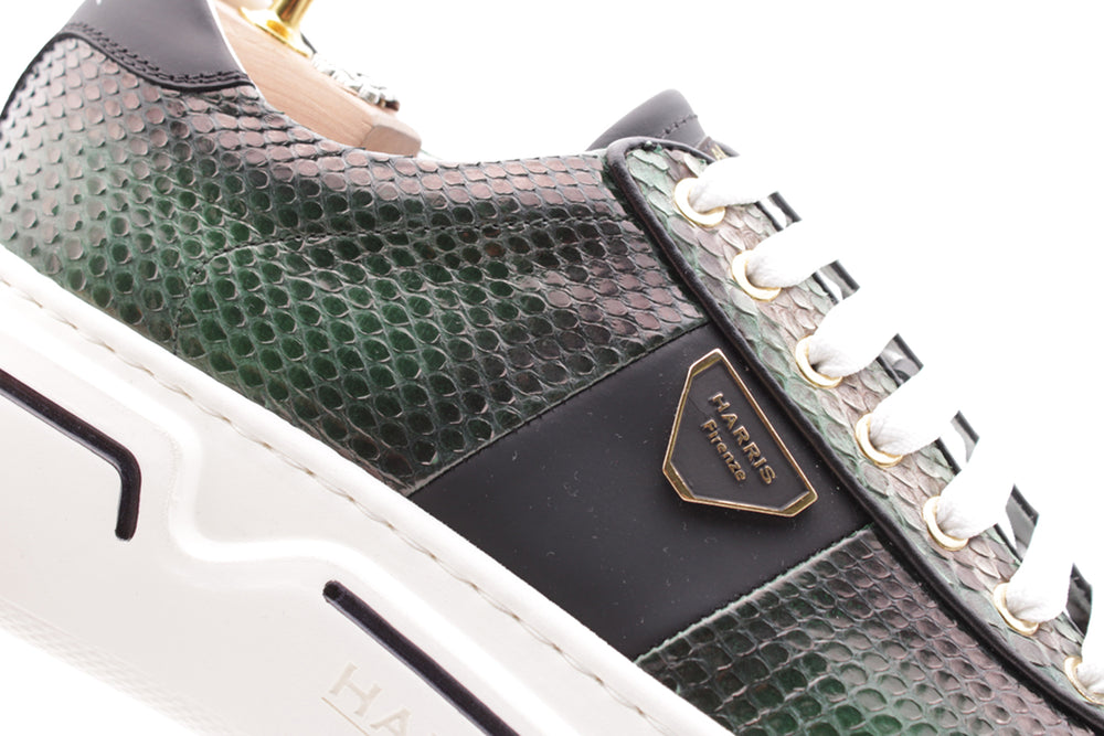 Sneaker en python avec semelle cassette