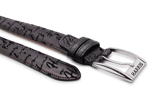 Writer leather belt