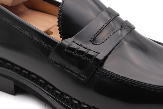 Mocassino in pelle spazzolata