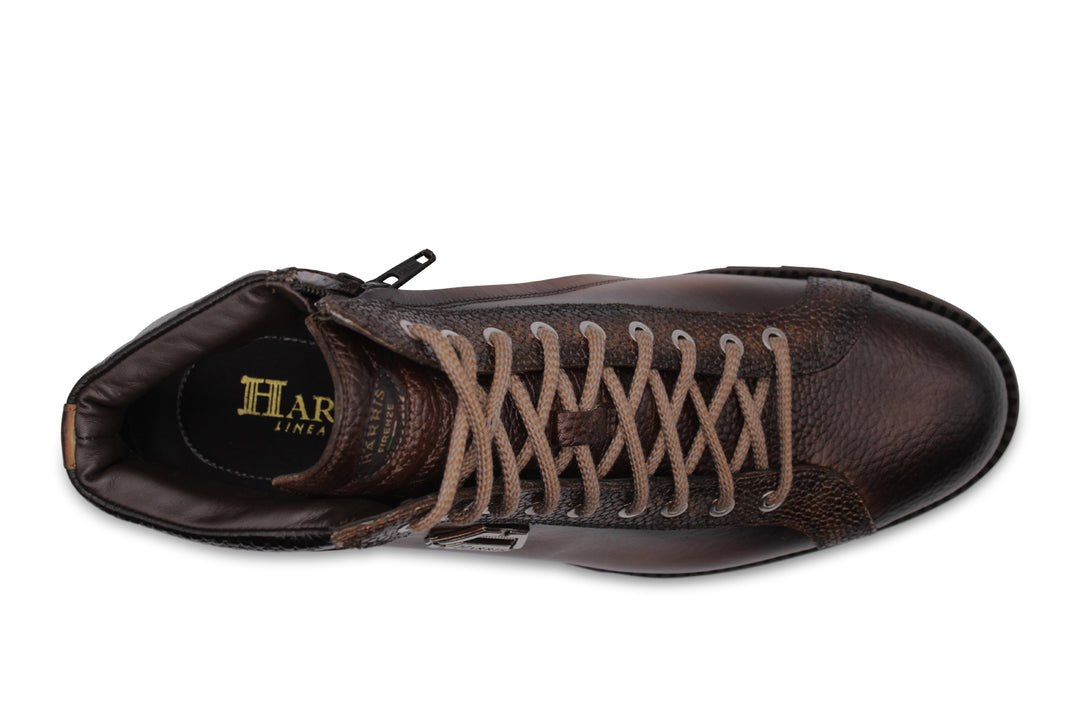 Handbemalte Lederstiefelette