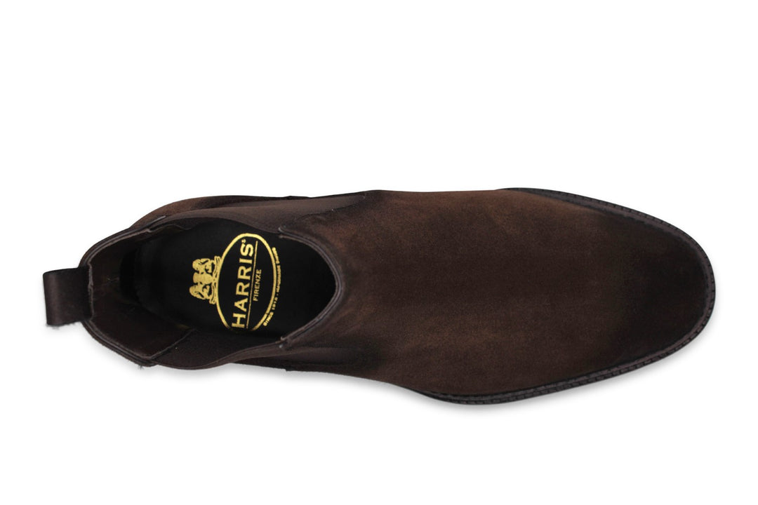 Botín de ante Testa di Moro con elástico