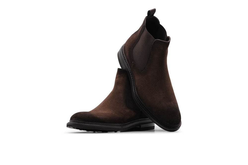 Botín de ante Testa di Moro con elástico