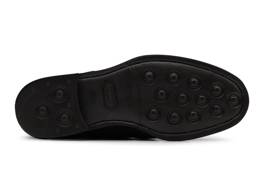 Bottine en daim Testa di Moro avec détails Brogue