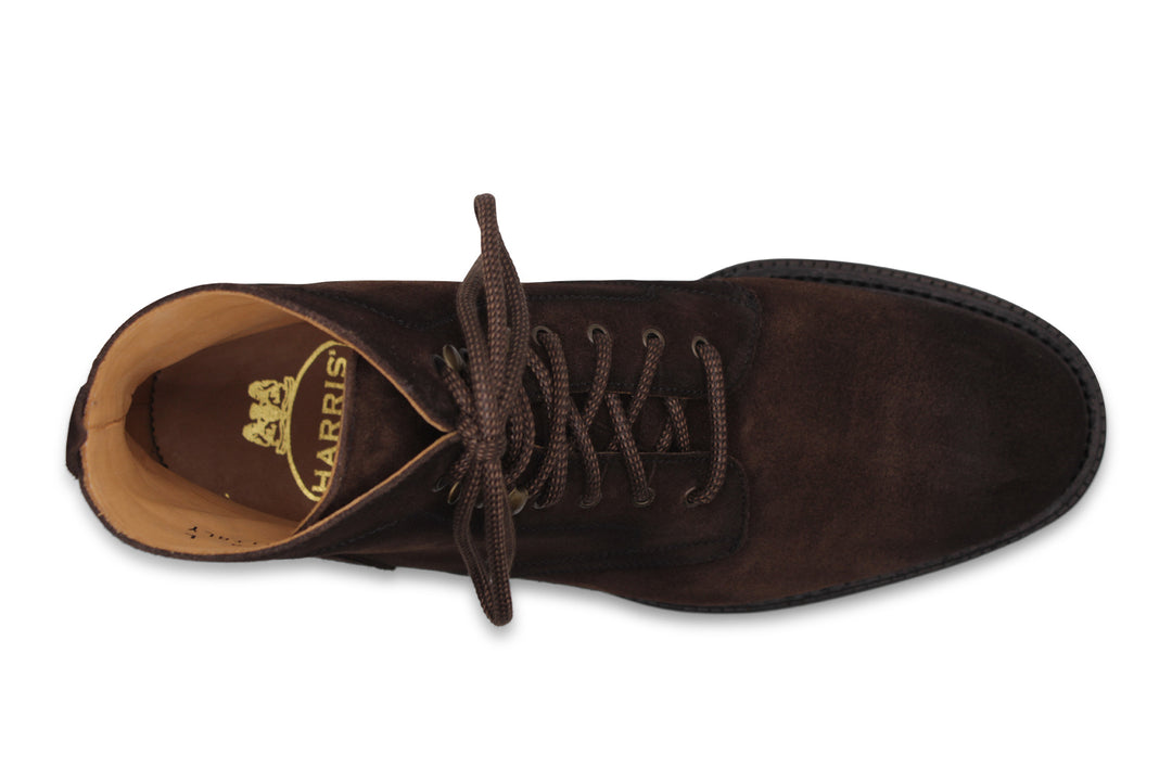 Bottine en daim lisse Testa di Moro