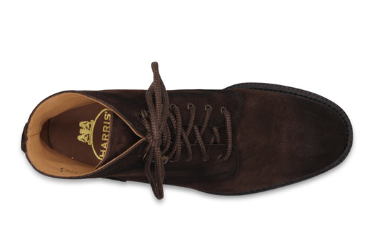 Bottine en daim lisse Testa di Moro