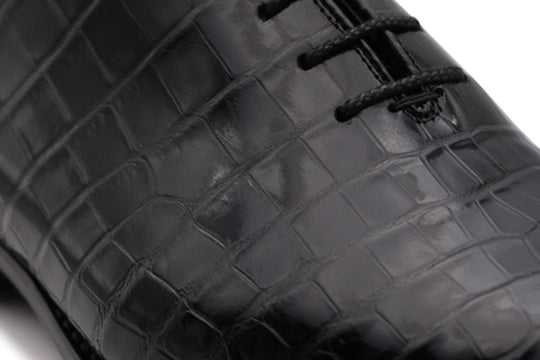 Francesina in pelle di coccodrillo