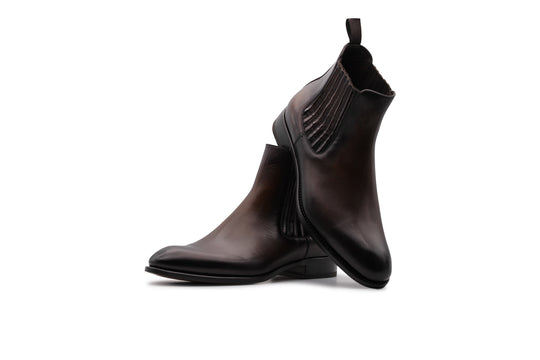 Polacchino liscio con elastico dipinto a mano