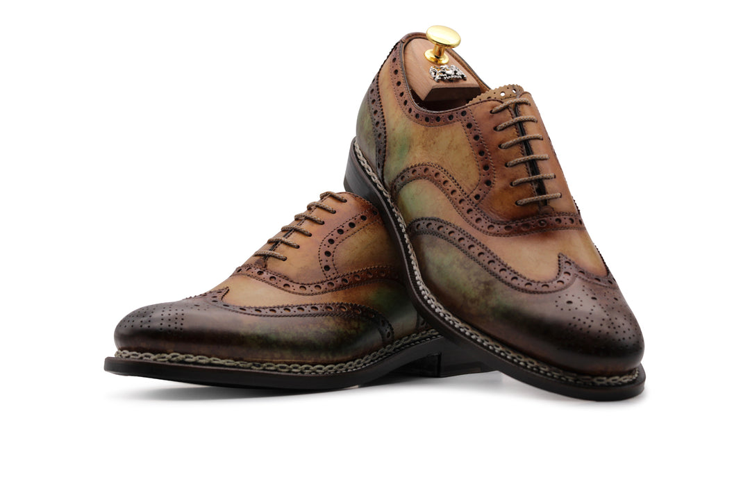 Oxford handbemalt mit norwegischer Handwerkskunst