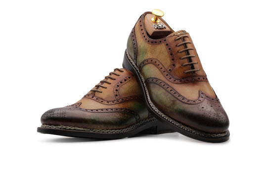 Oxford handbemalt mit norwegischer Handwerkskunst