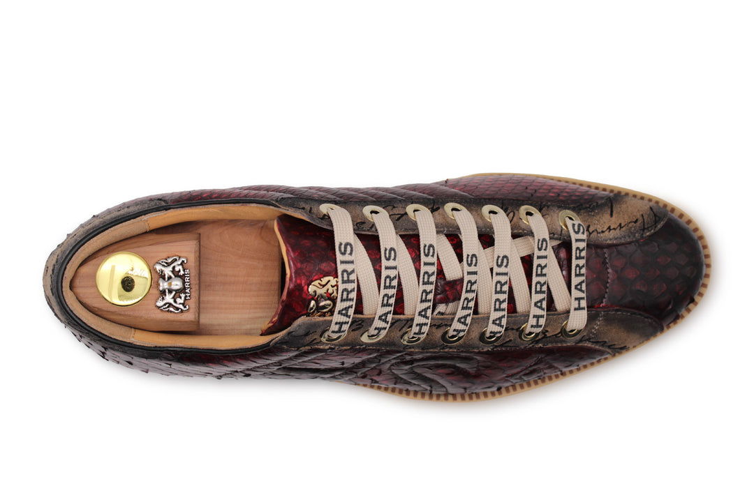 Sneakers aus Pythonleder