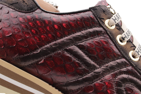 Sneakers aus Pythonleder