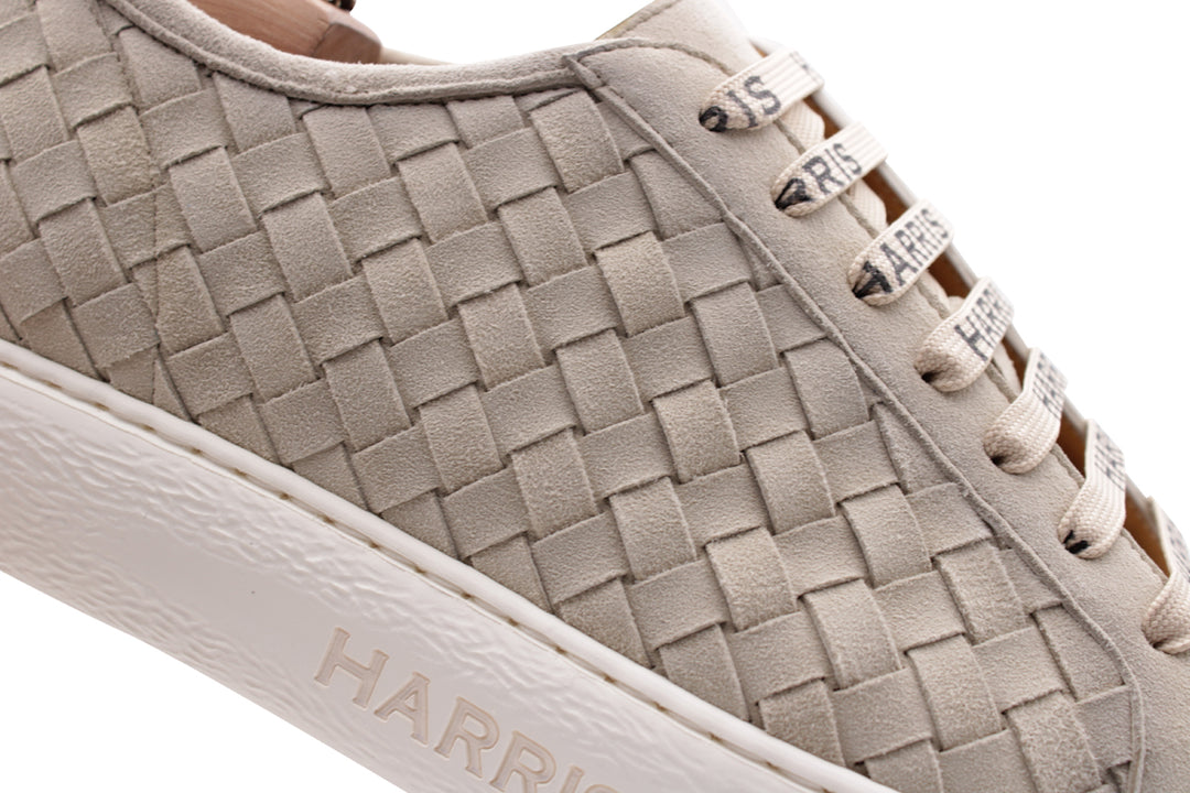 Zapatillas de piel tejida