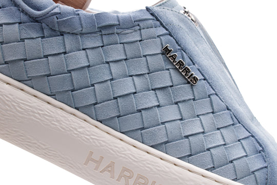 Slip-on-Sneaker aus gewebtem Leder