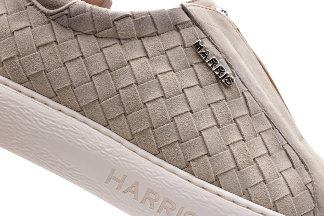 Slip-on-Sneaker aus gewebtem Leder