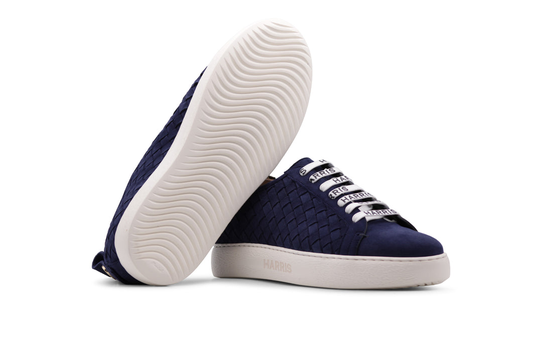 Baskets en cuir tressé