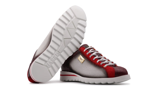 Sneakers stampata effetto forato