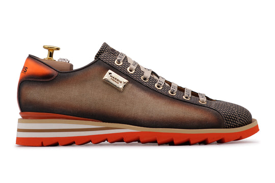 Deportivas efecto textura y ante