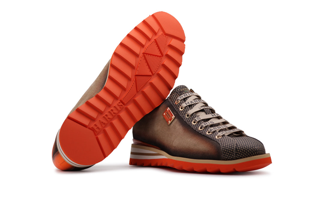 Deportivas efecto textura y ante